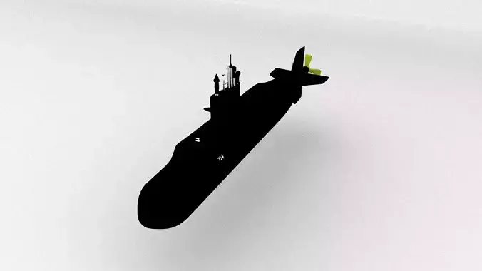 Submarine 3D model Submarine 3D model
