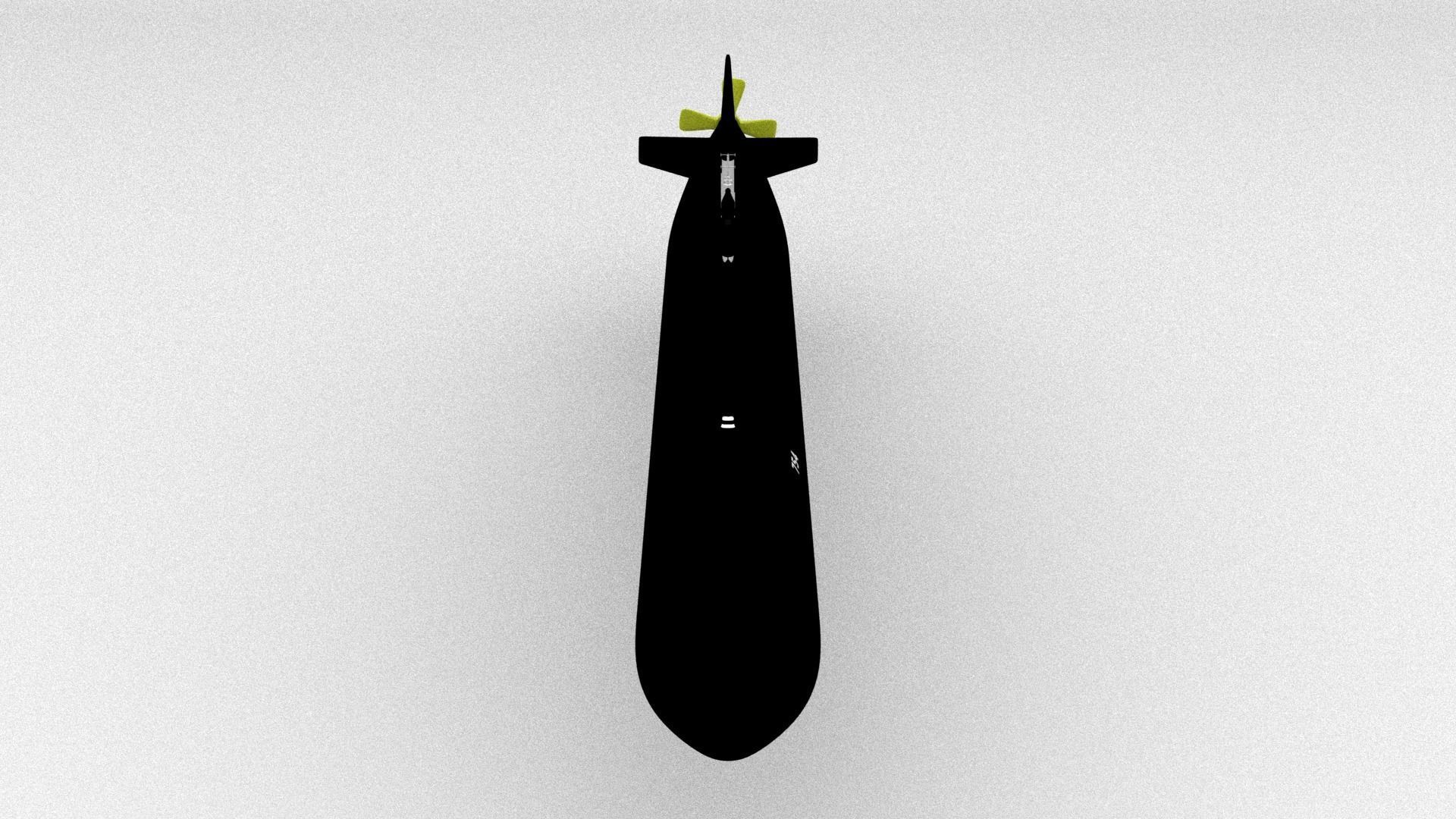 Submarine 3D model_7
