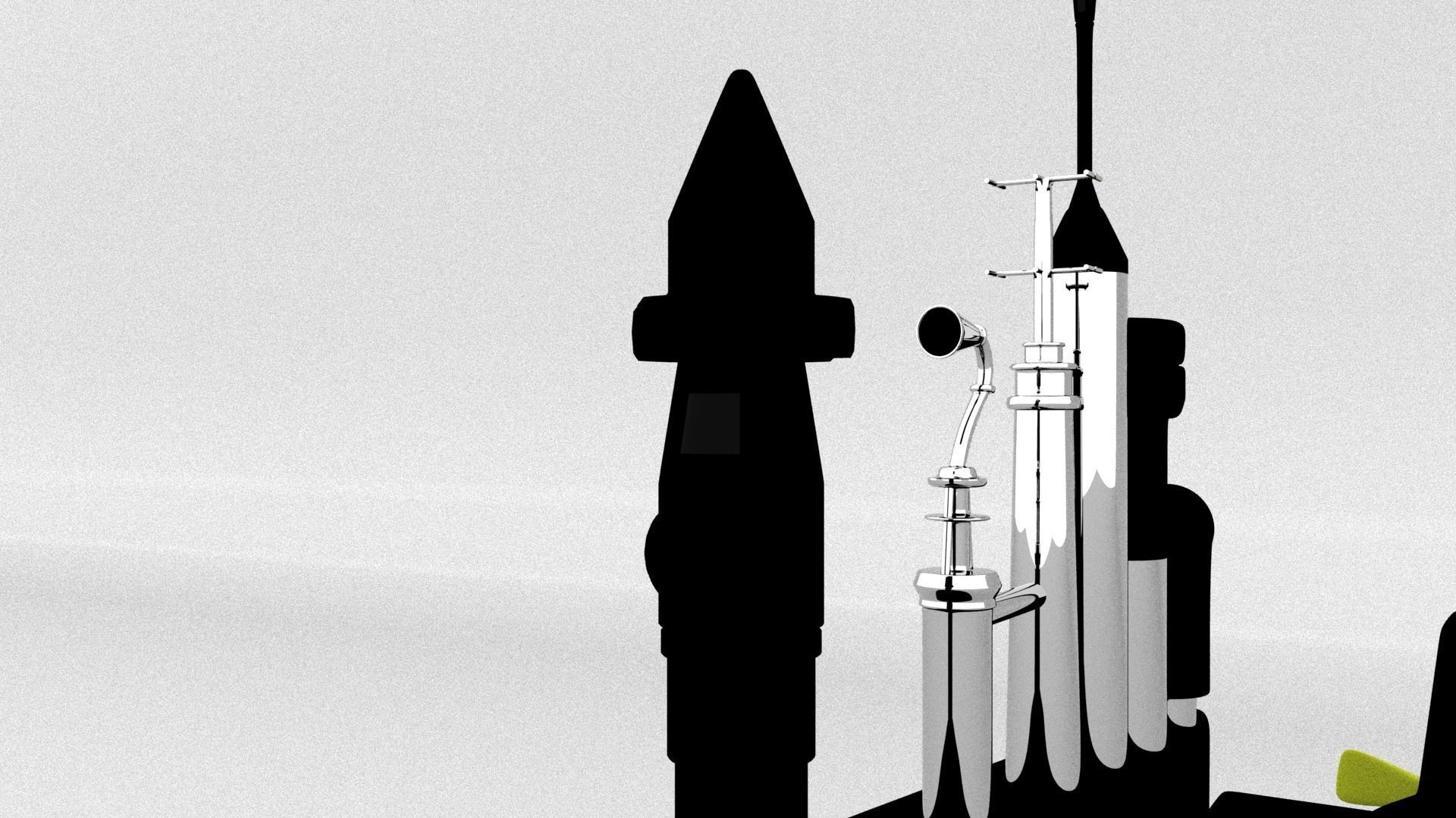 Submarine 3D model_11