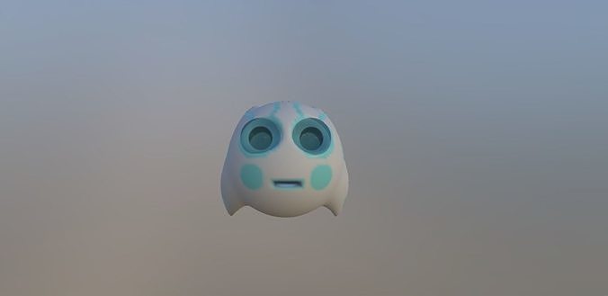 Cute Fury Free low-poly 3D model