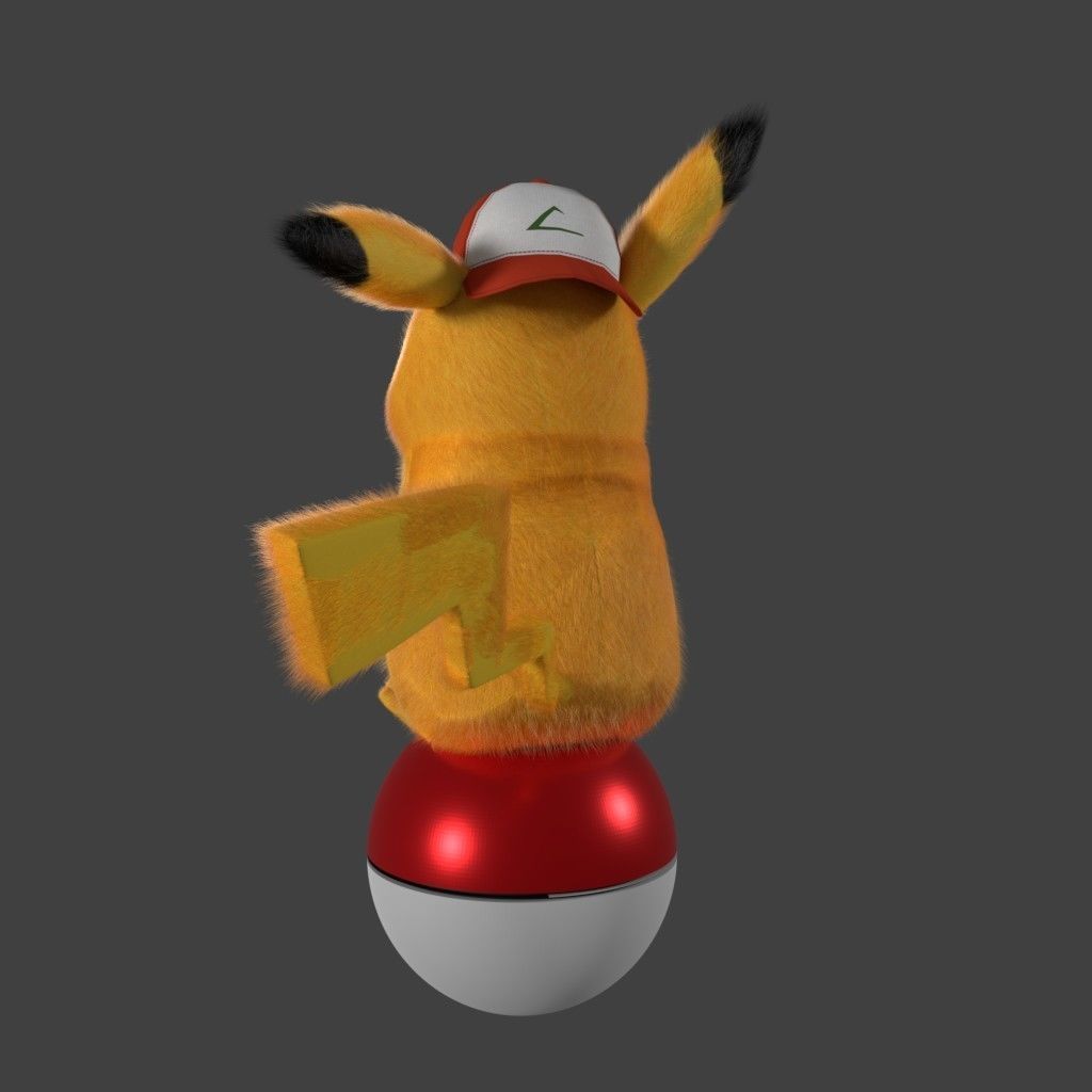 Pokemon Pikachu 3D model_5