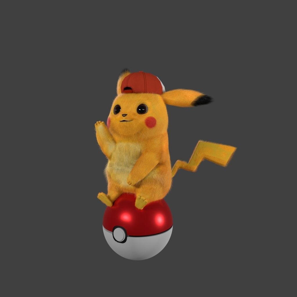 Pokemon Pikachu 3D model_1
