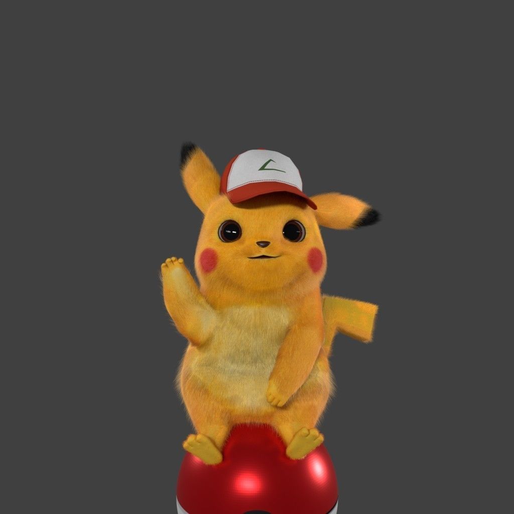 Pokemon Pikachu 3D model_6