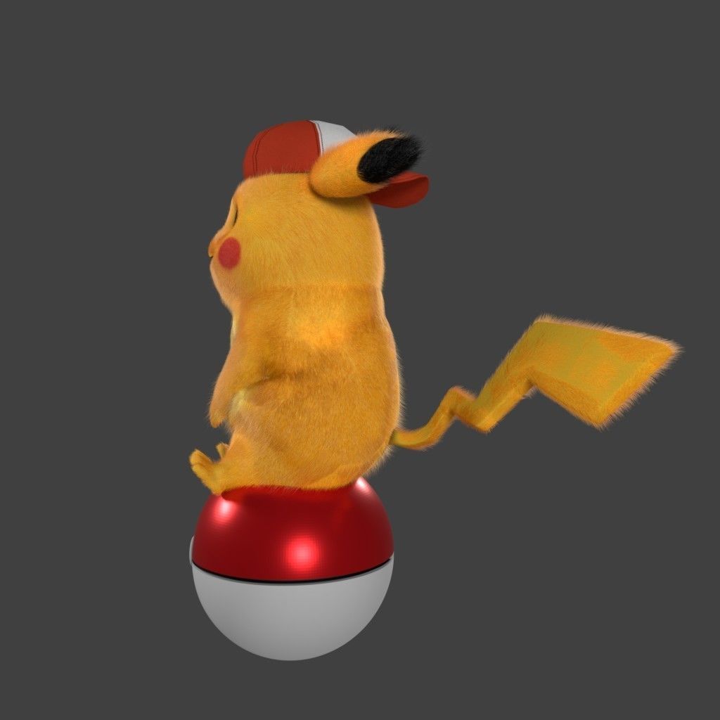 Pokemon Pikachu 3D model_3