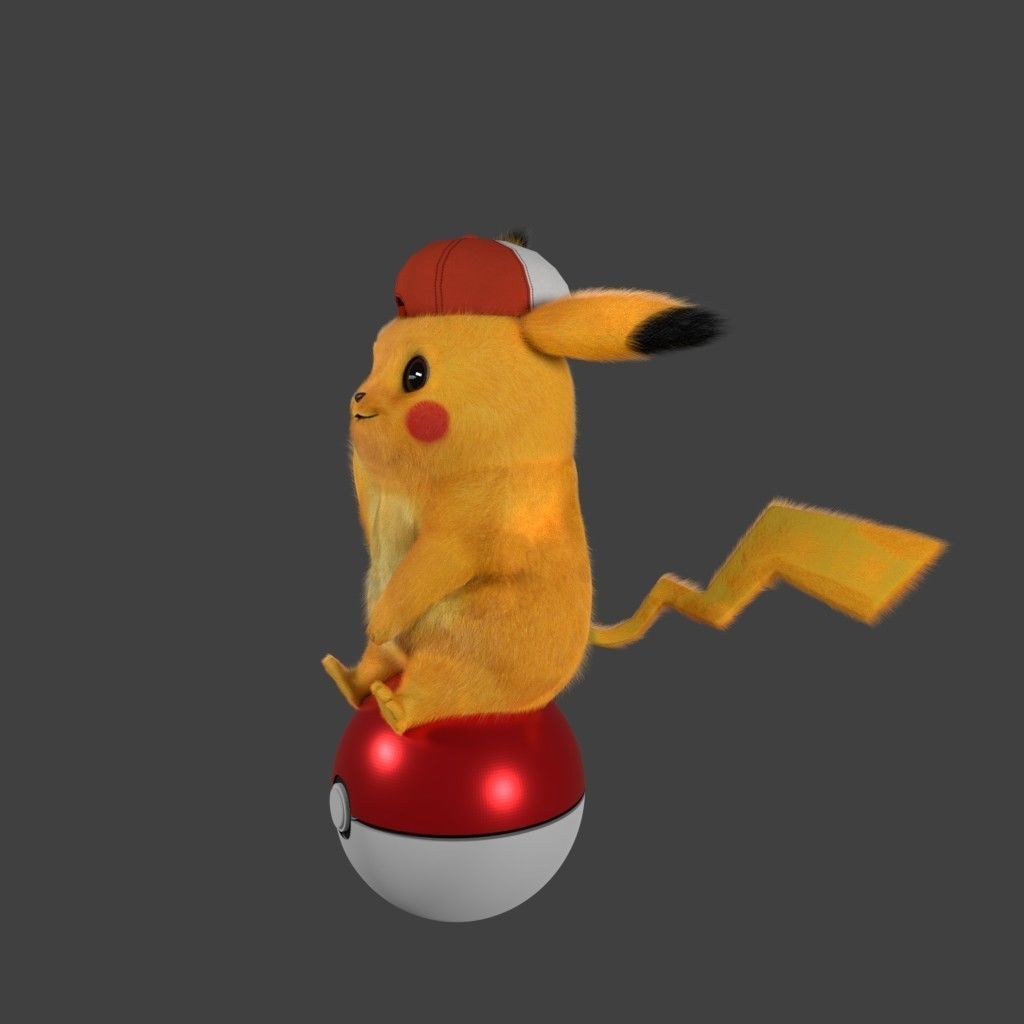 Pokemon Pikachu 3D model_2