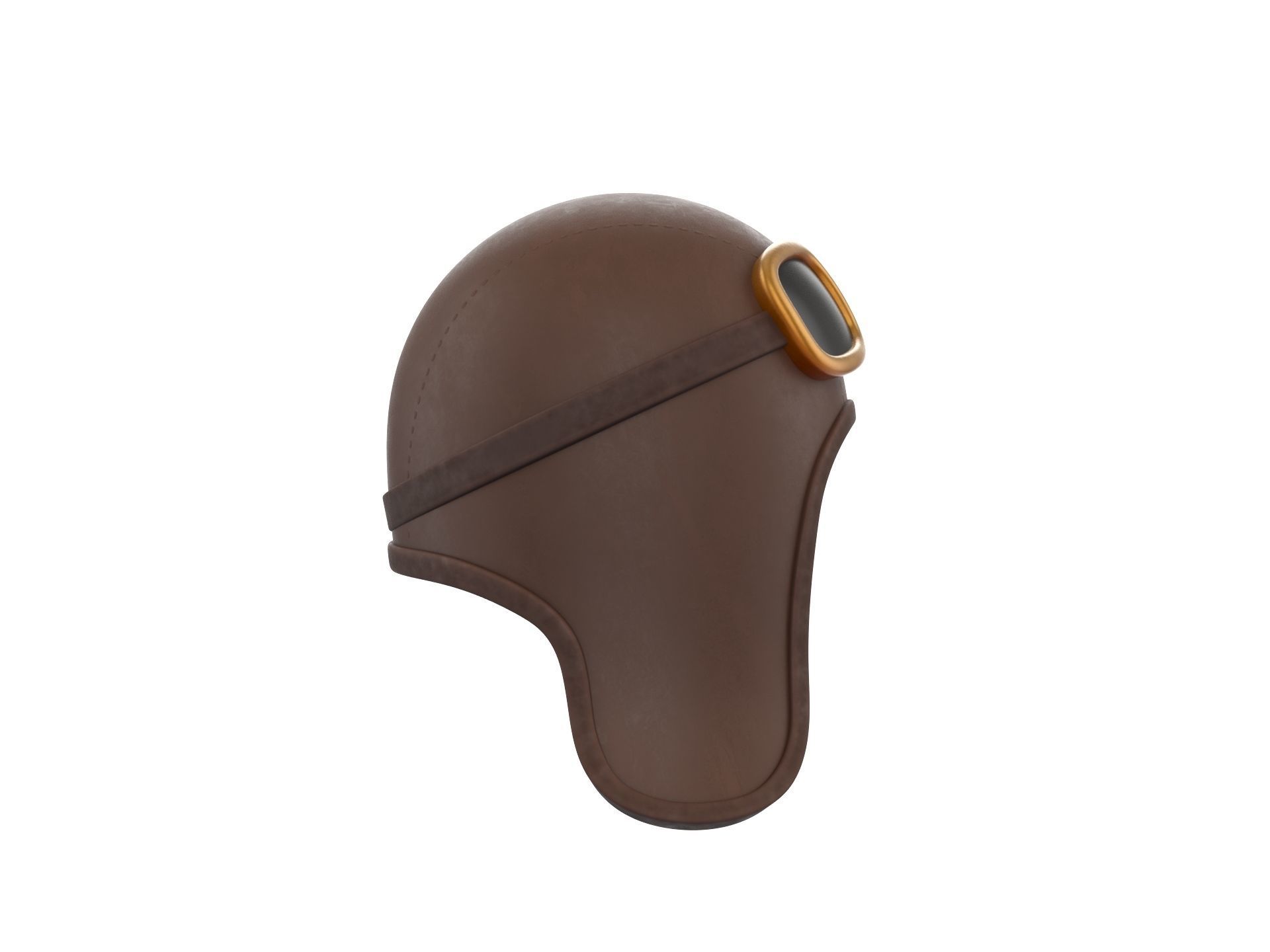 Prop011 Aviator Hat 3D model_3