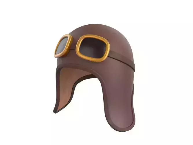 Prop011 Aviator Hat 3D model
