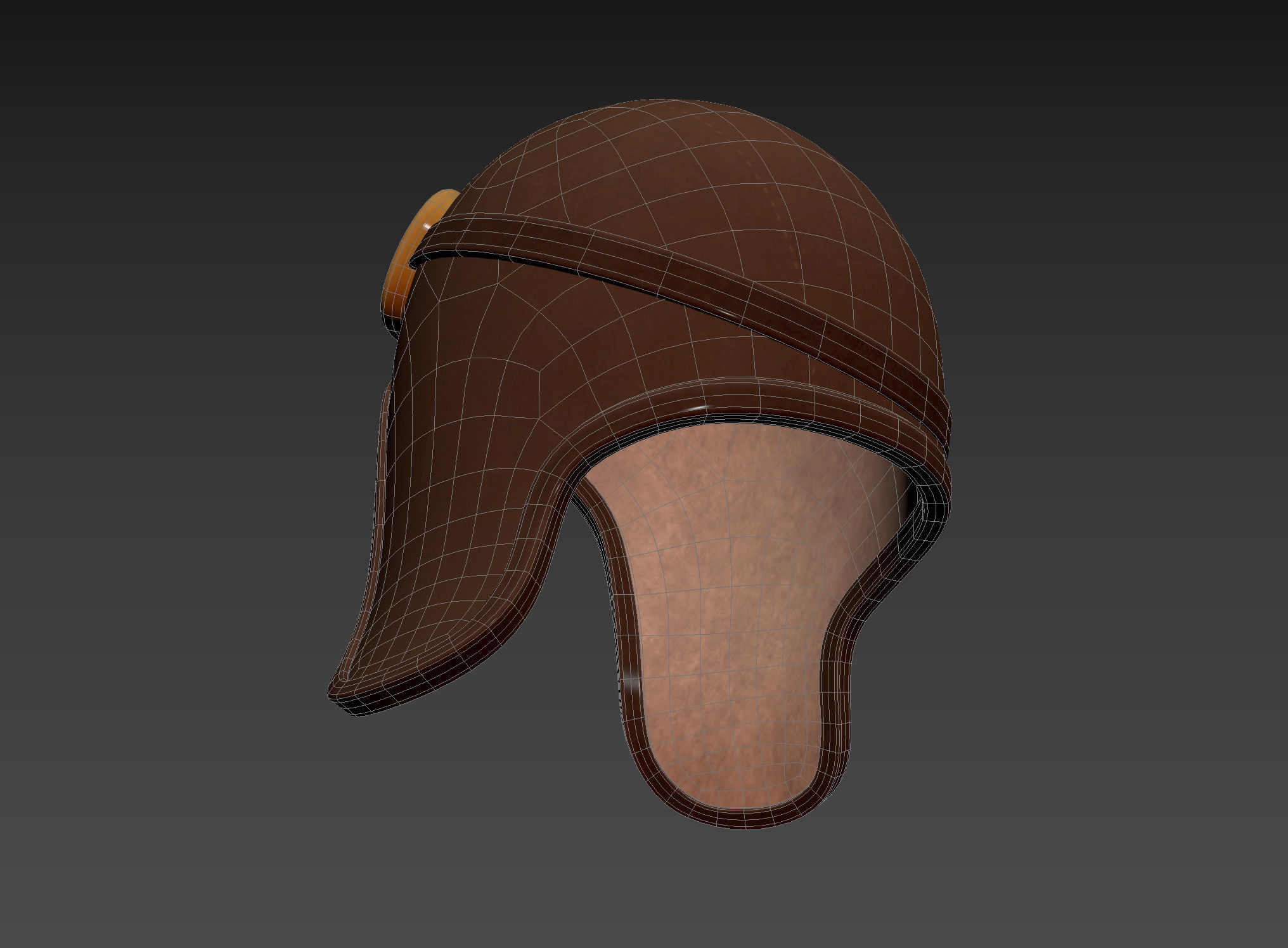 Prop011 Aviator Hat 3D model_18