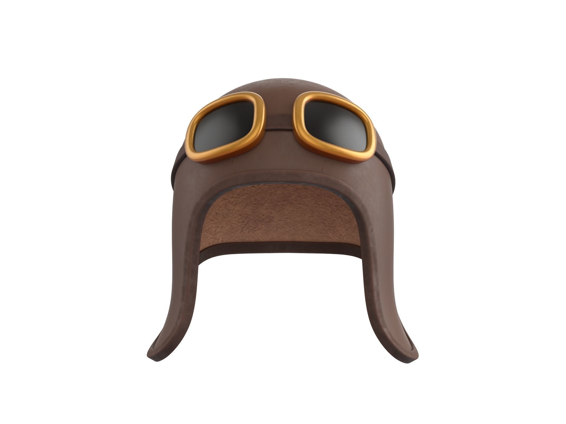 Prop011 Aviator Hat 3D model_1