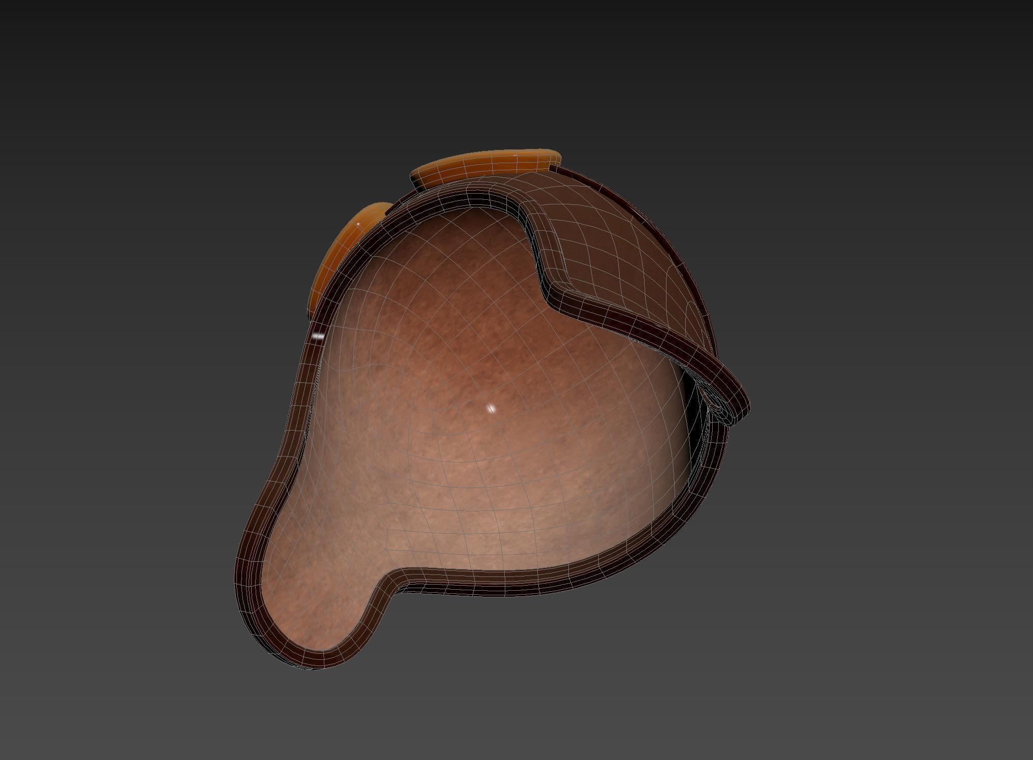 Prop011 Aviator Hat 3D model_21
