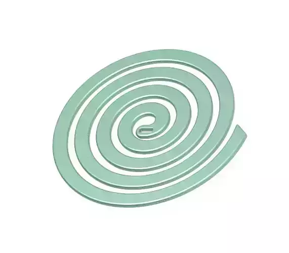 Spiral Mosquito Coil 3D print model
