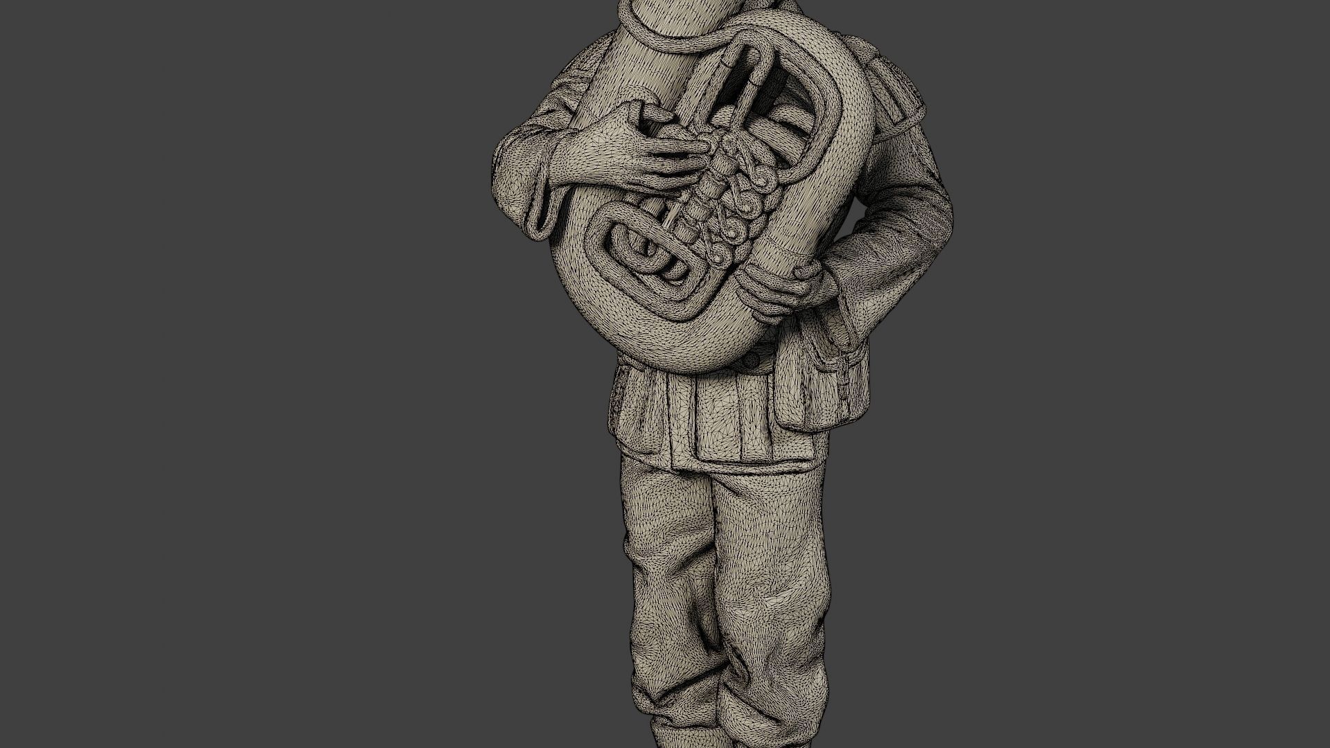 German soldiers Military Band Pack1 ww2 G8 3D Model Collection_26