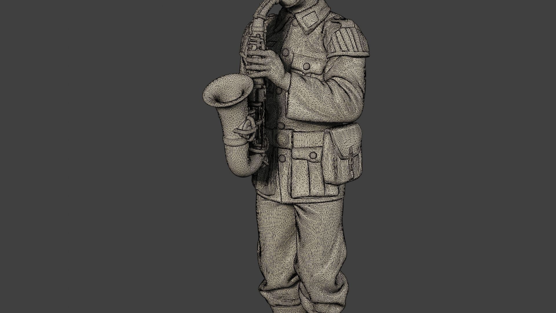 German soldiers Military Band Pack1 ww2 G8 3D Model Collection_22