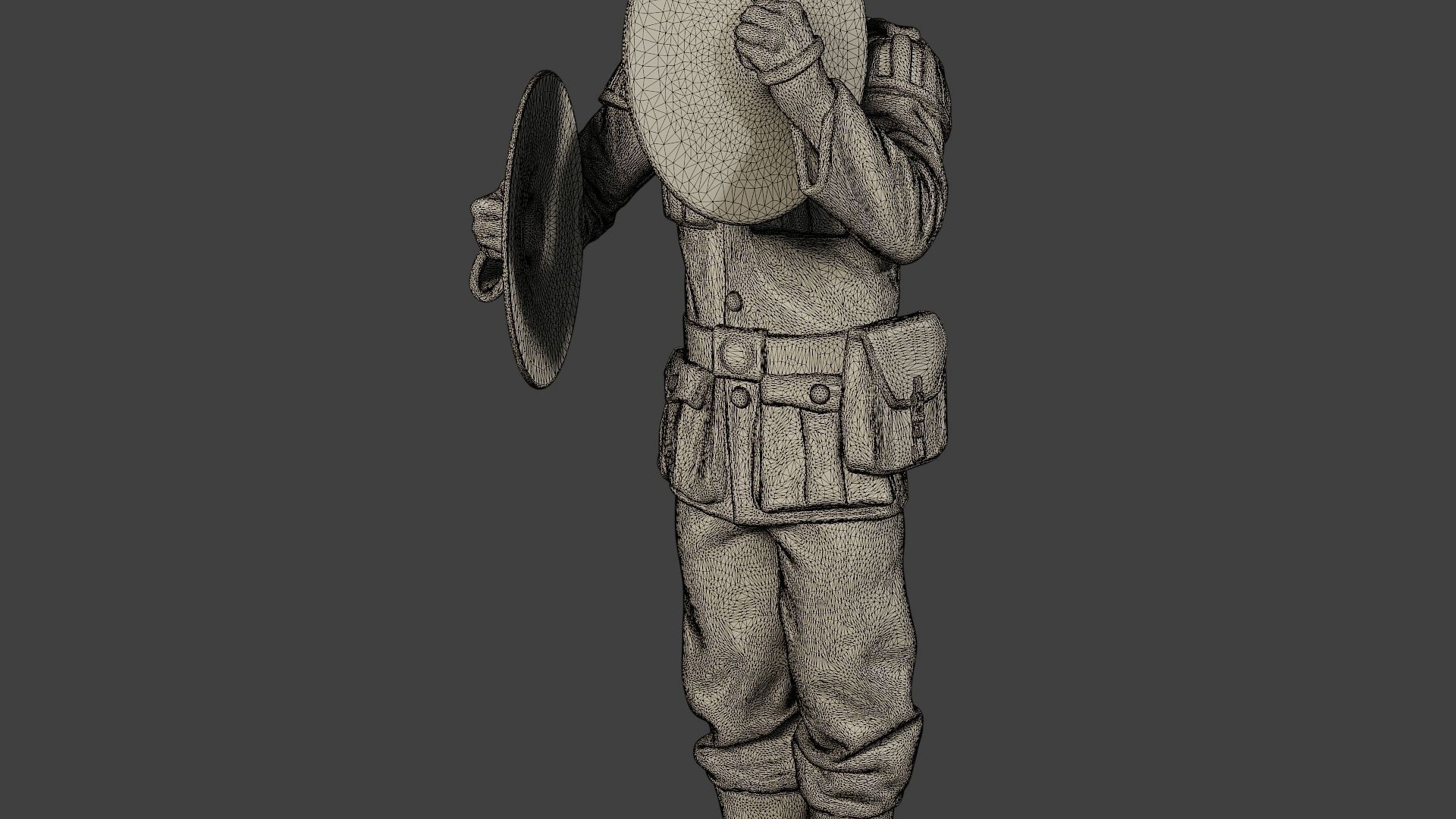 German soldiers Military Band Pack1 ww2 G8 3D Model Collection_17