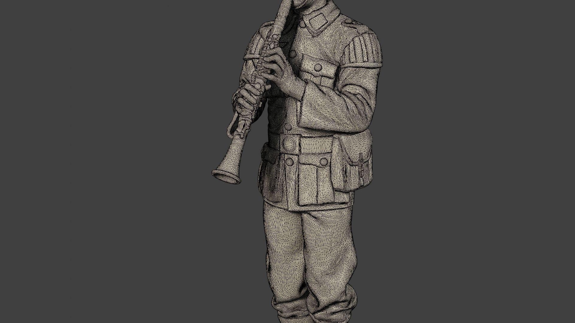 German soldiers Military Band Pack1 ww2 G8 3D Model Collection_21