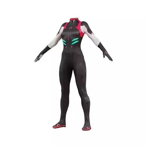Full Body Details Catsuit 3D model