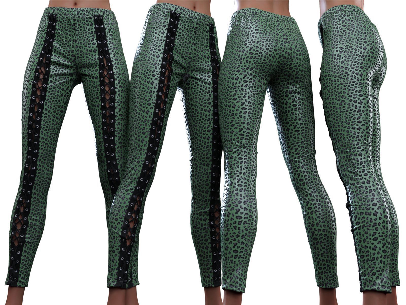Front Laced Tiger Trousers 3D model_11