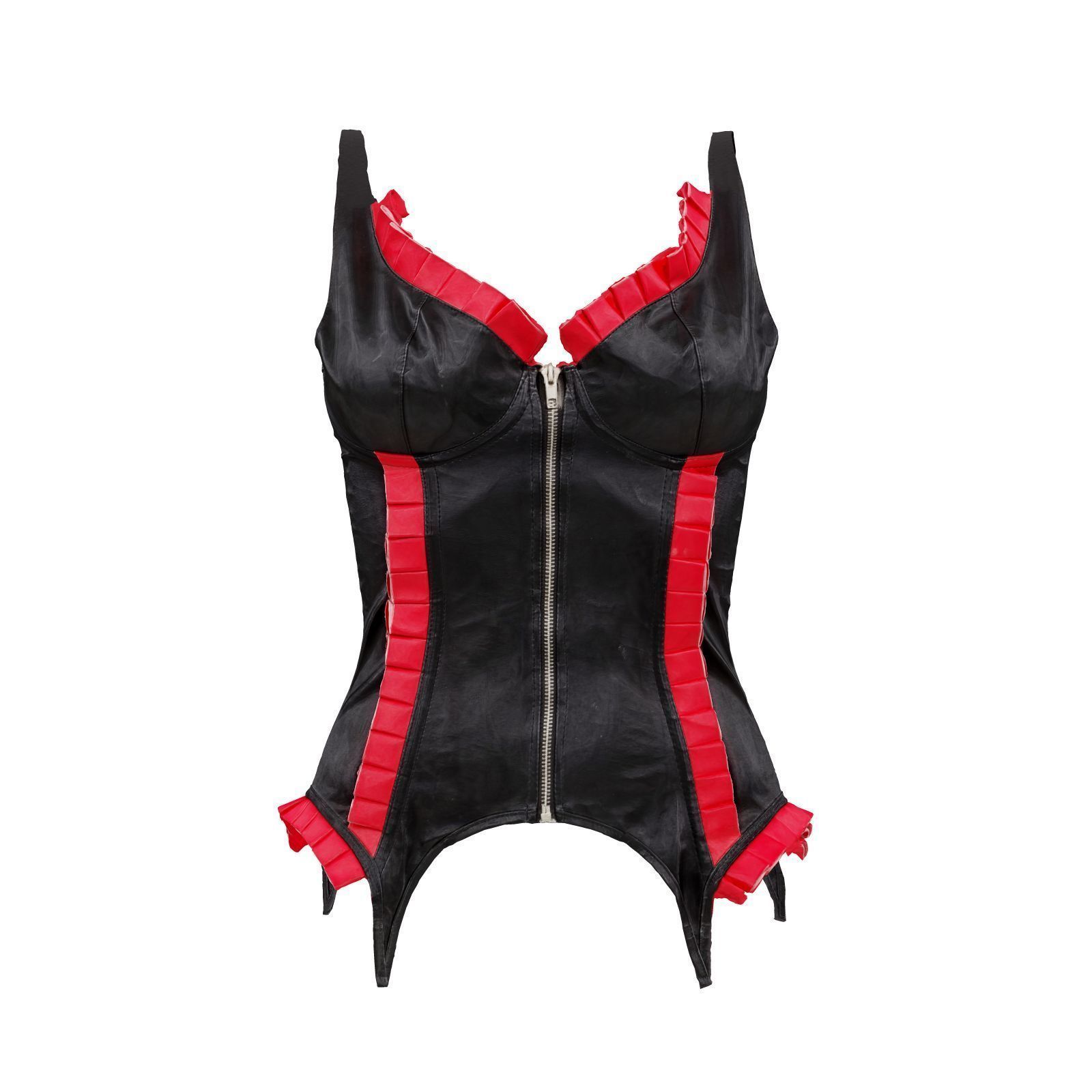 Fringe Corset 3D model_1