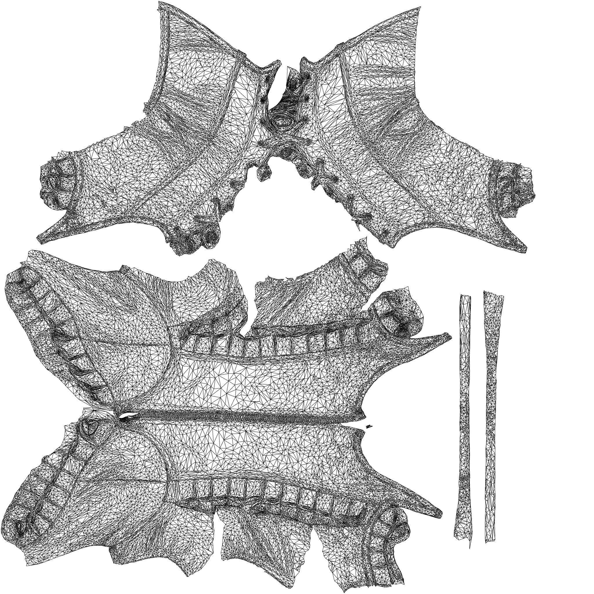 Fringe Corset 3D model_8