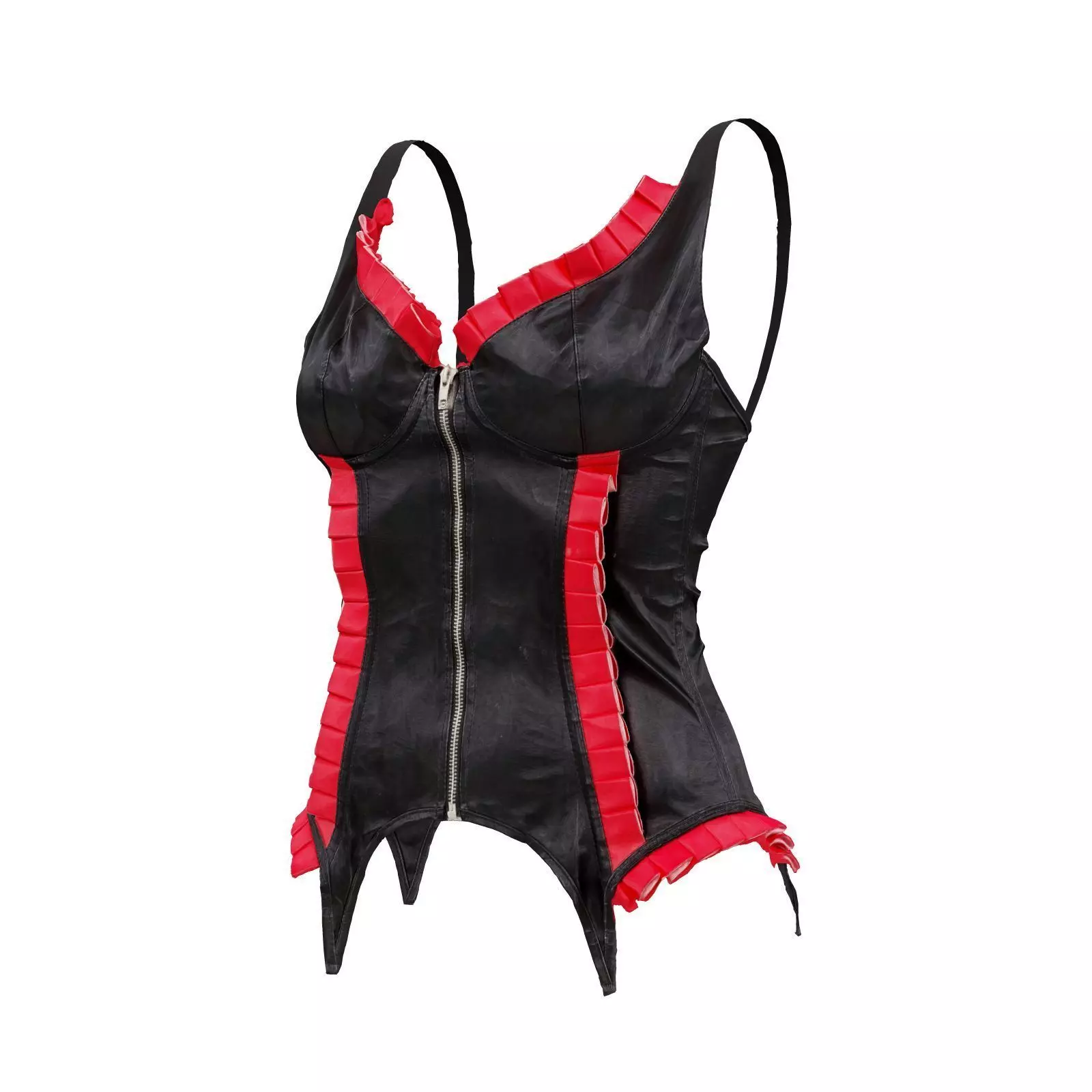 Fringe Corset 3D model_0