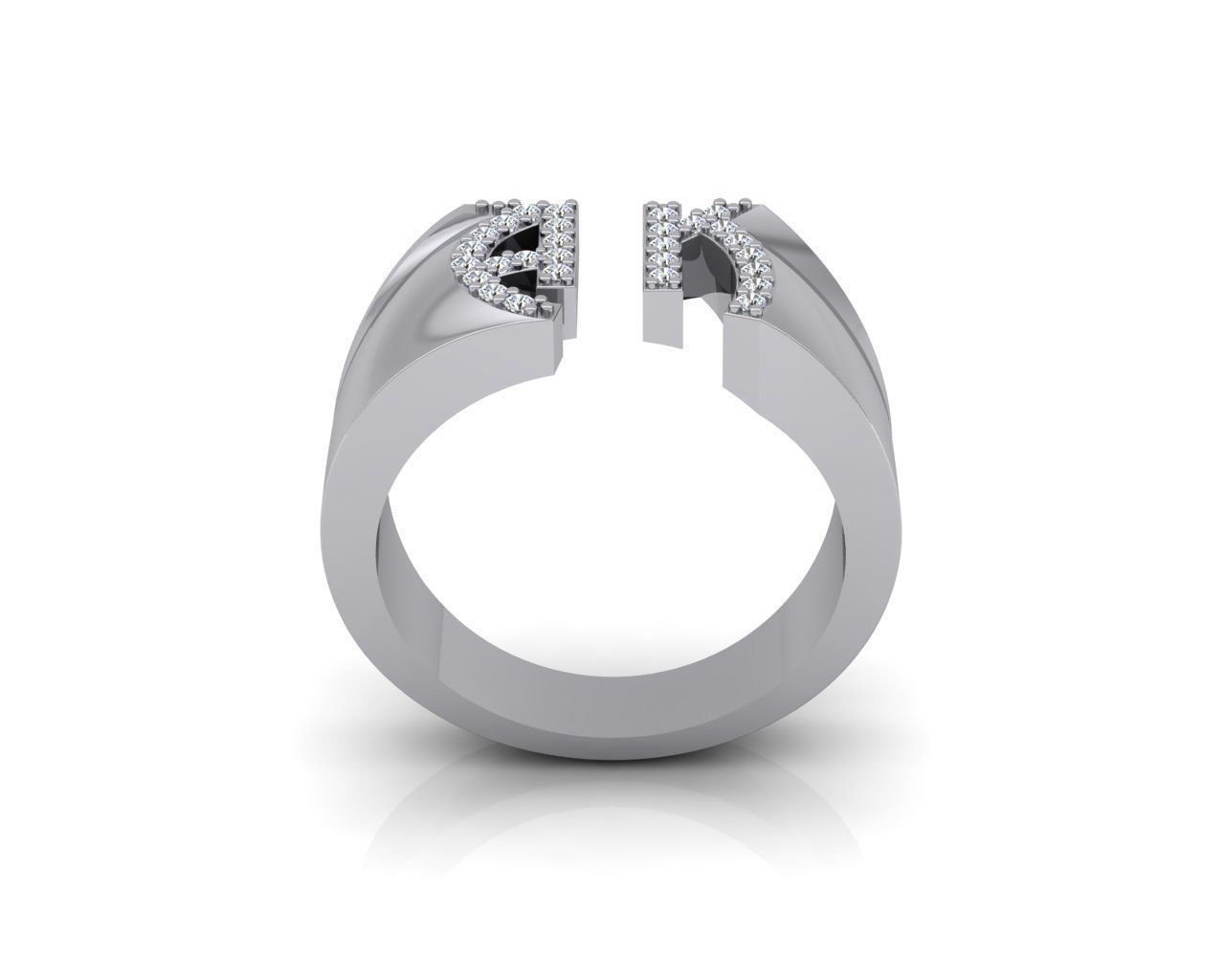 Initial ring AK 3D print model_2