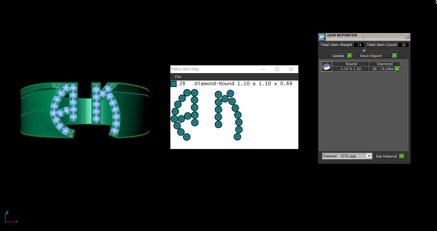 Initial ring AK 3D print model_13