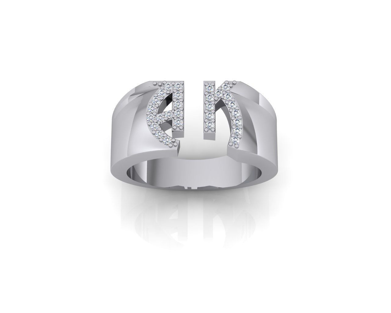Initial ring AK 3D print model_1