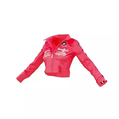 Graphics Leather Jacket 3D model