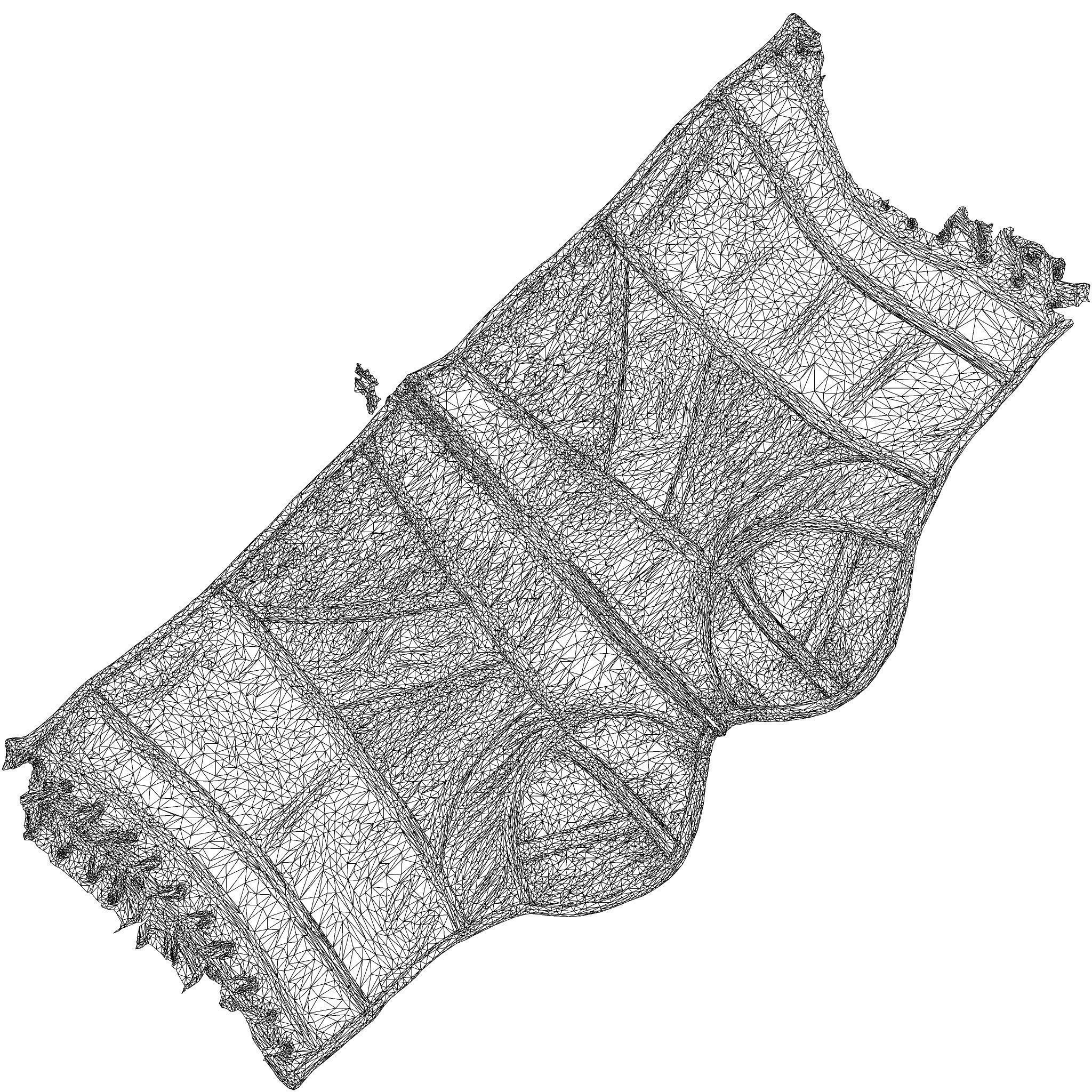 Gold Corset 3D model_8