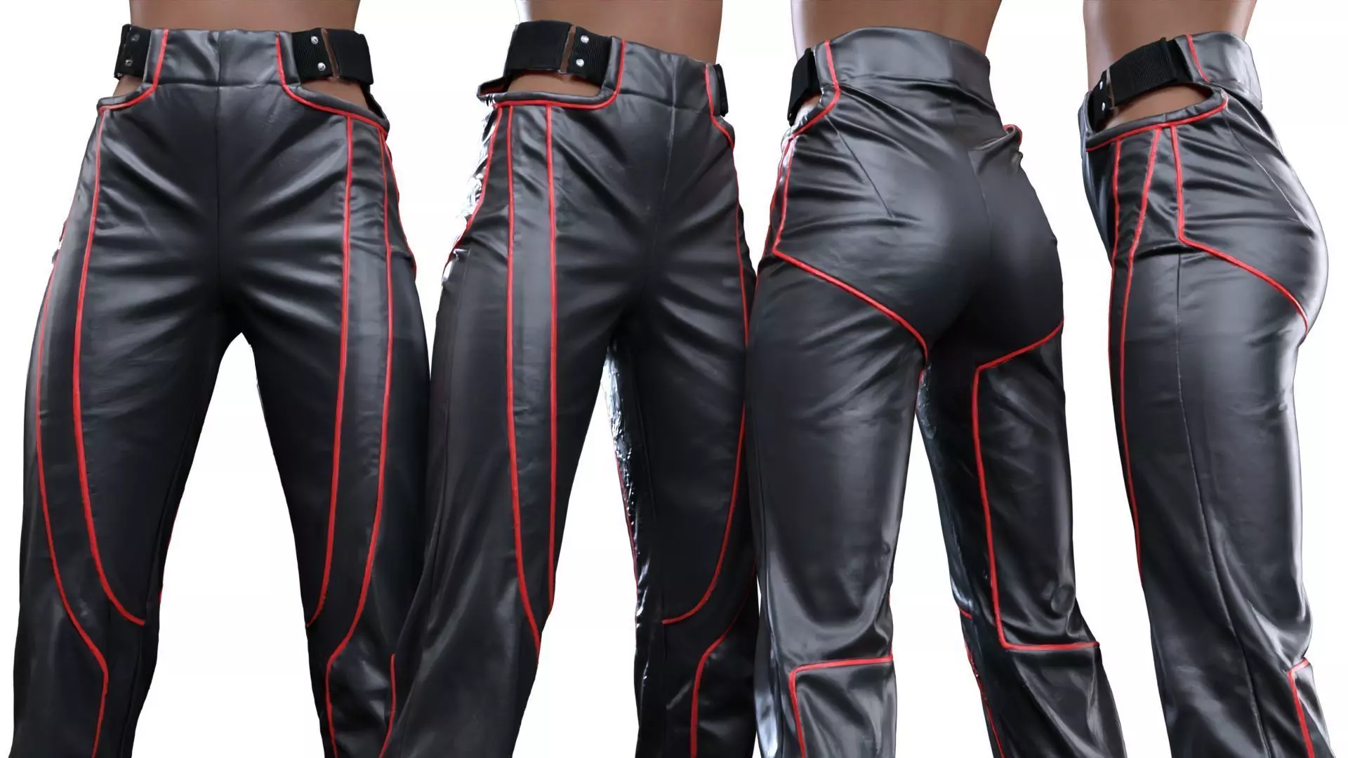 GIA Trousers 3D model_0