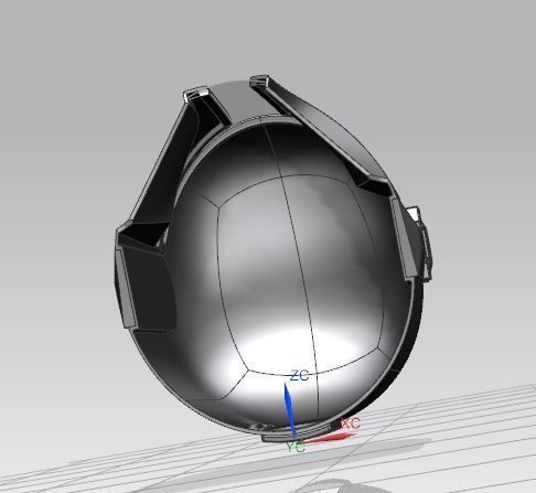 Mandalorian helmet 3D print model_2