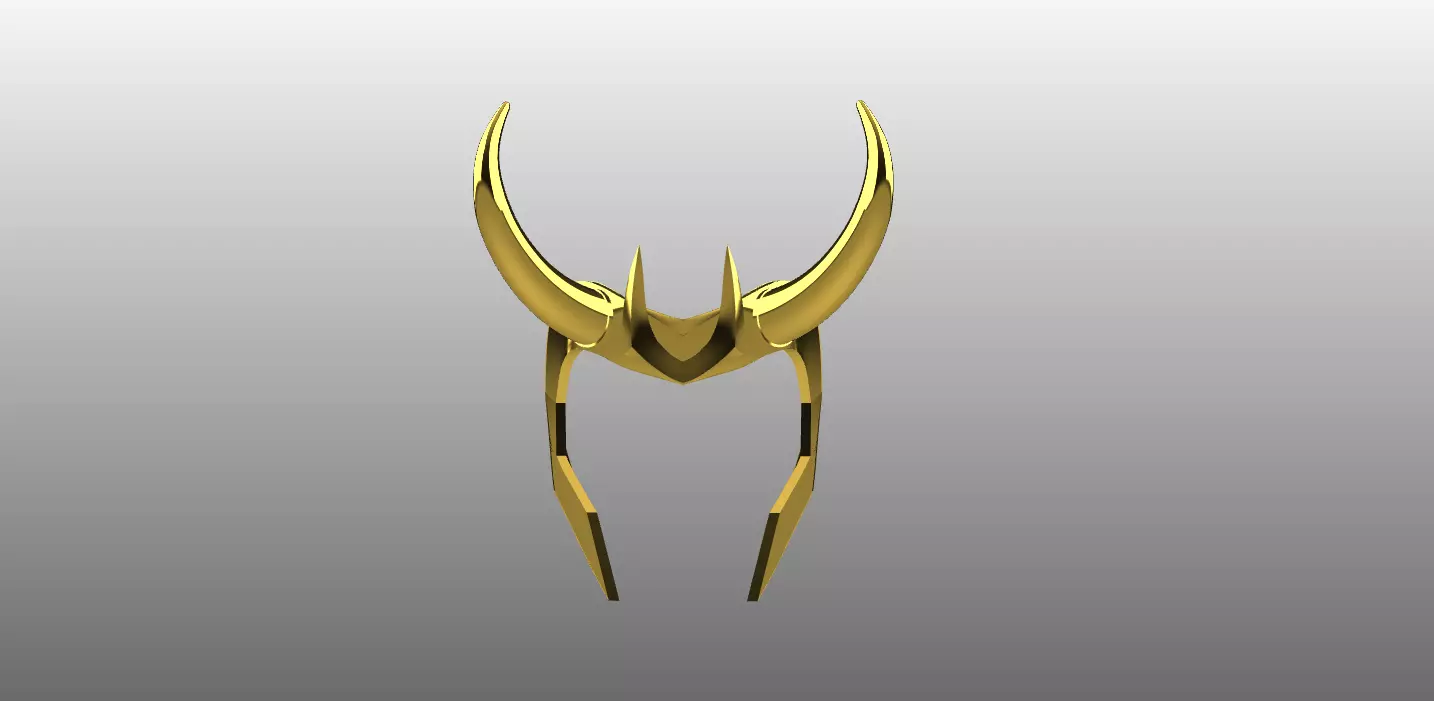 Loki Series Crown Headpiece 3D print model_0