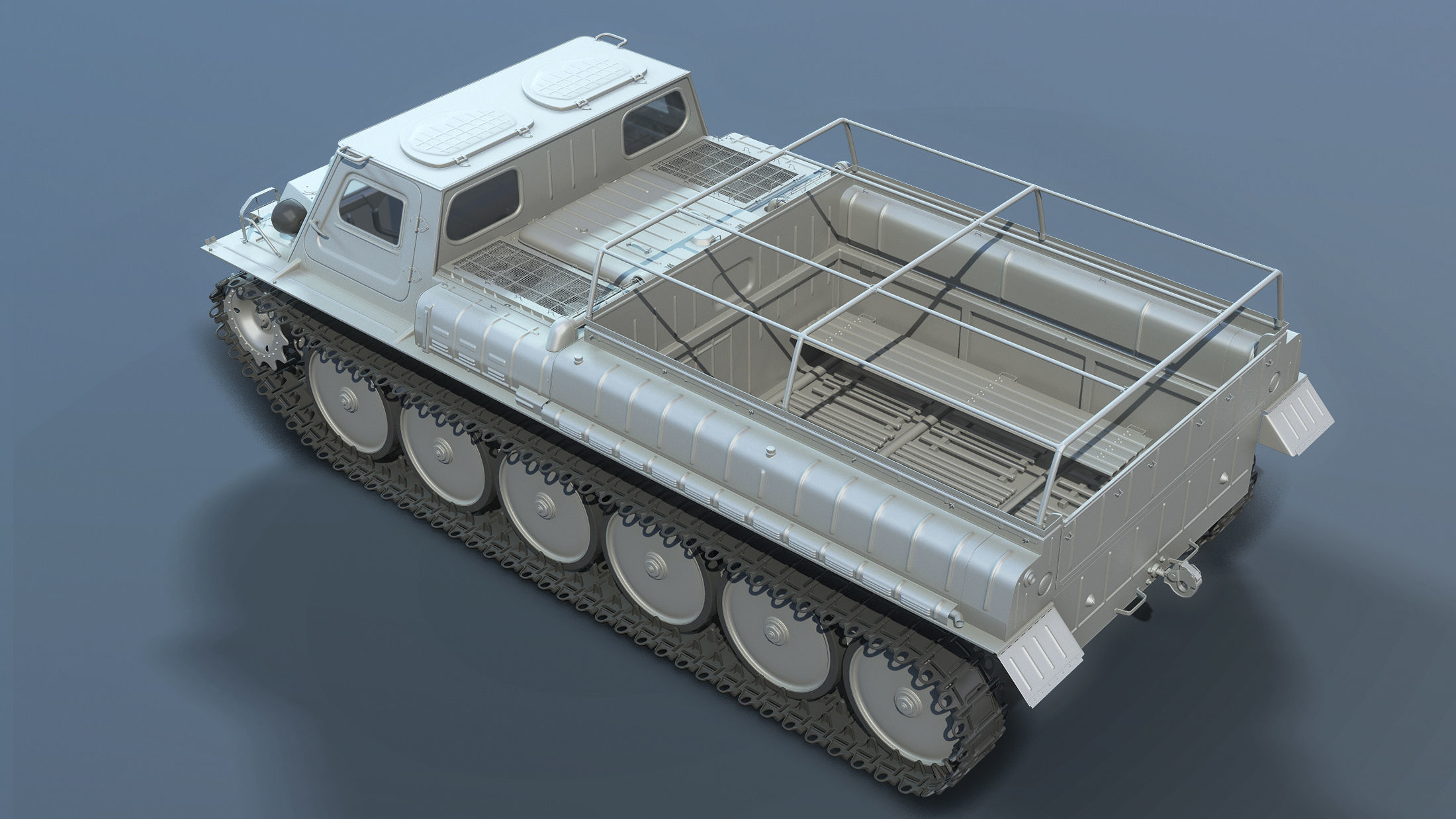 GT-SM Tracked Transporter 3D model_3