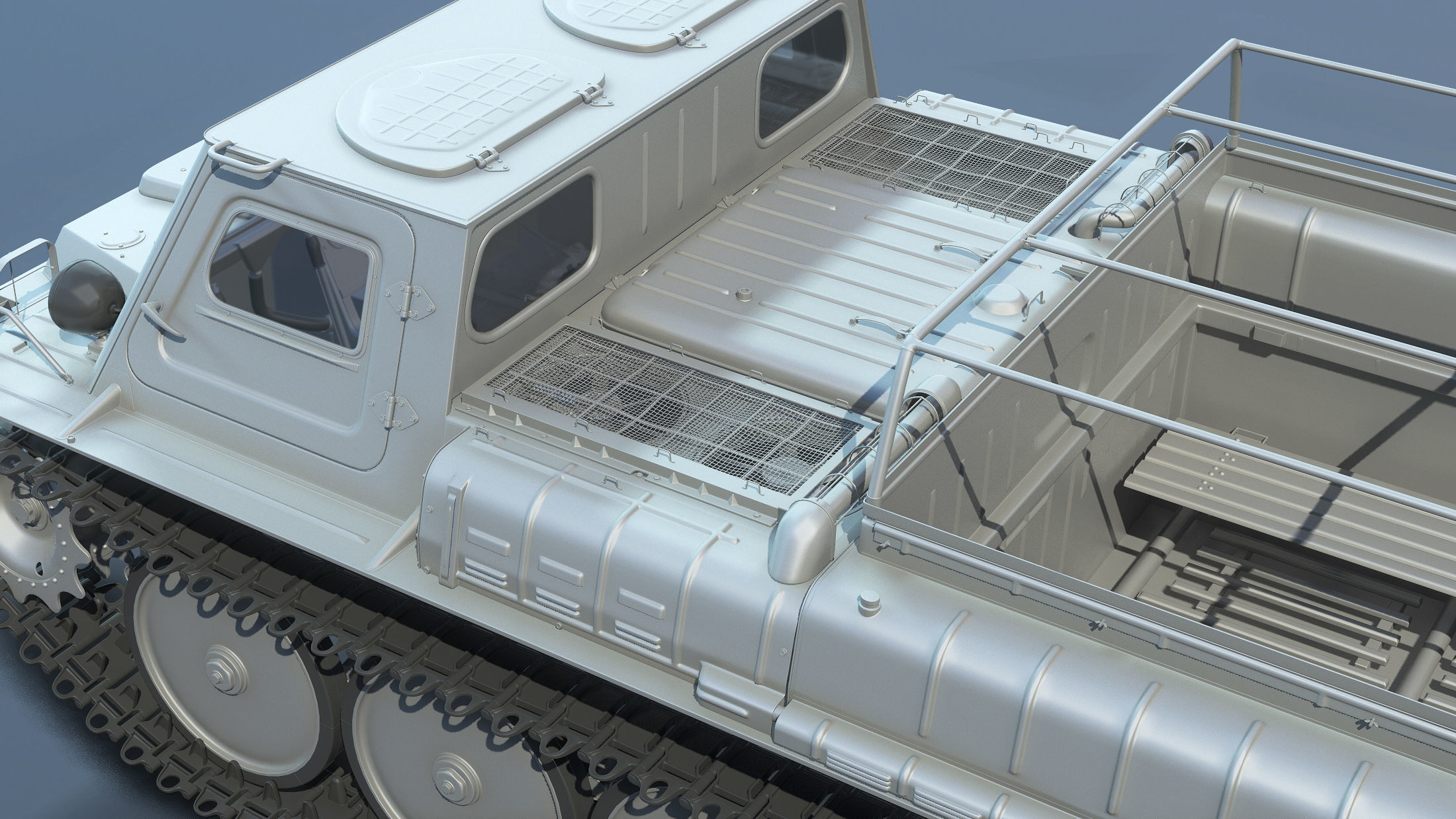 GT-SM Tracked Transporter 3D model_4