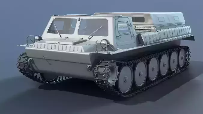 GT-SM Tracked Transporter 3D model
