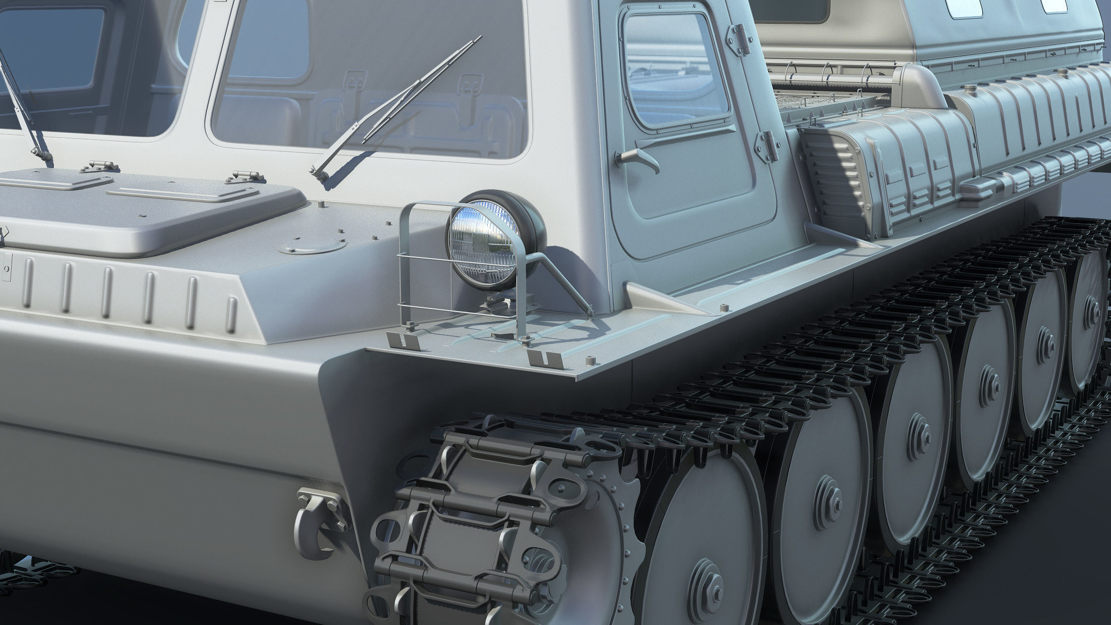 GT-SM Tracked Transporter 3D model_1