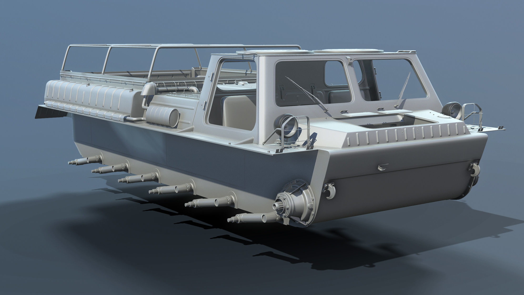 GT-SM Tracked Transporter 3D model_6