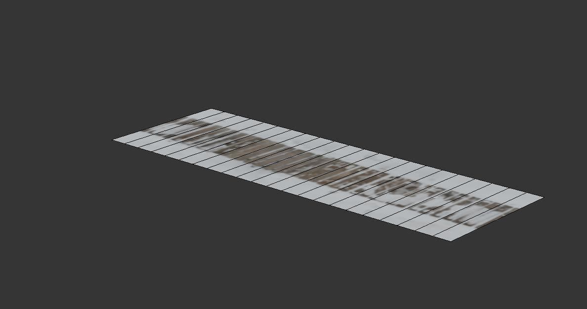 Ultra realistic Snow wooden trail 3D model_6