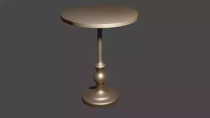 Metal Pedestal Table