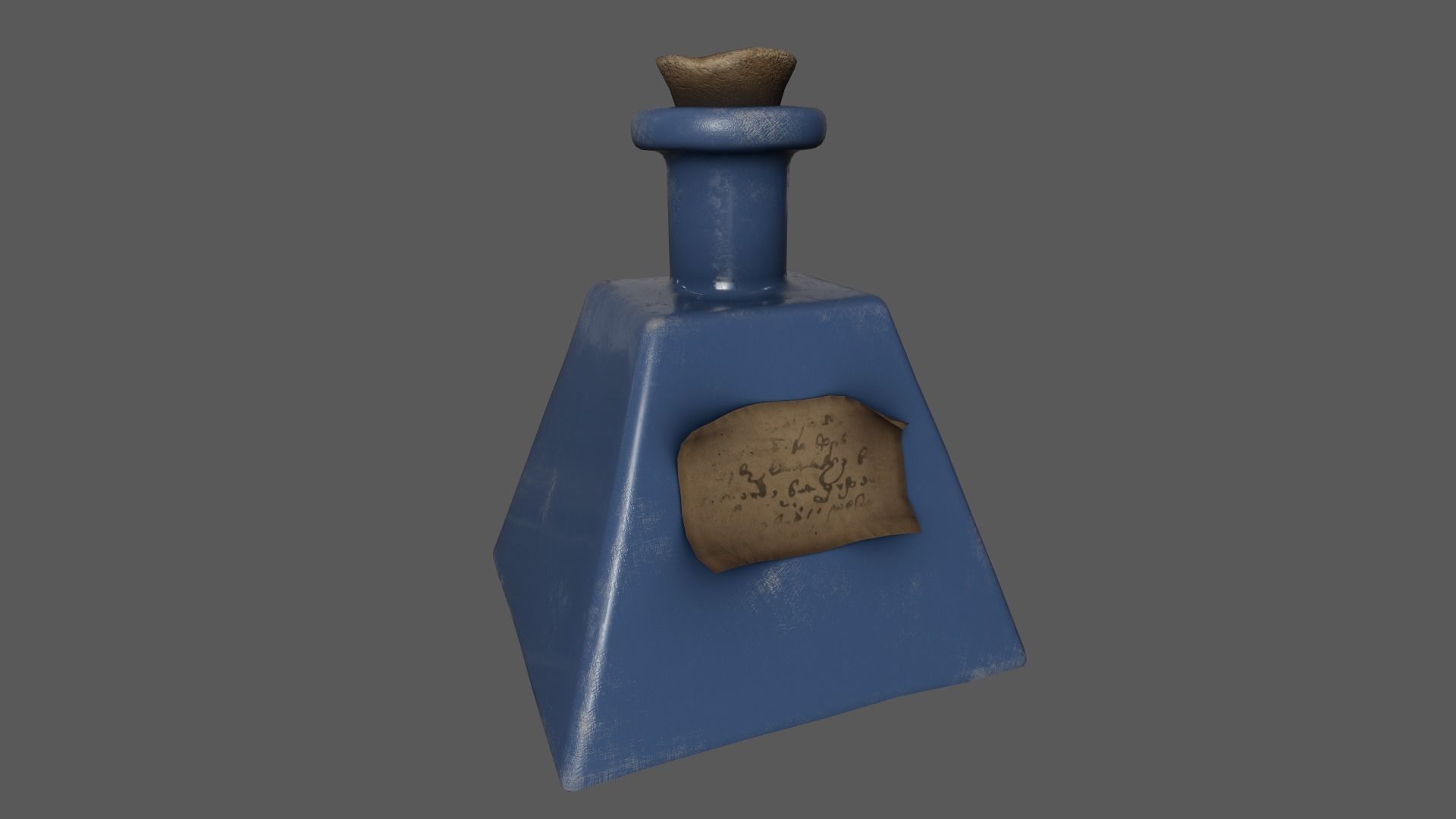 Potion Vial 02 3D model_2