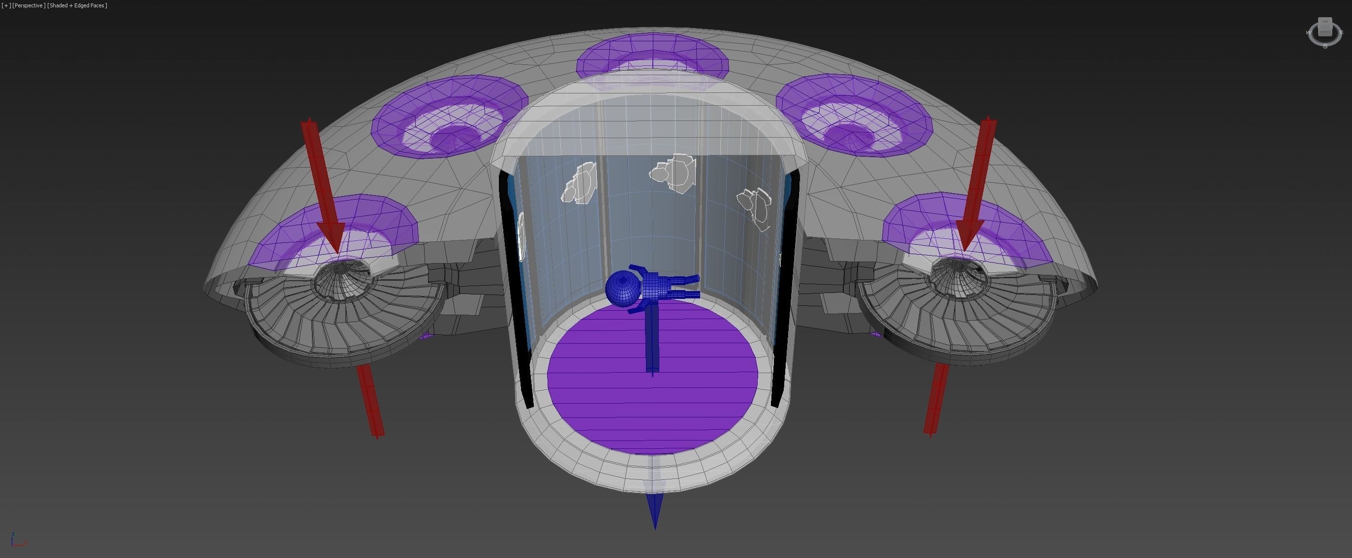 Non Parabolic Zero-G Simulator 3D model_7