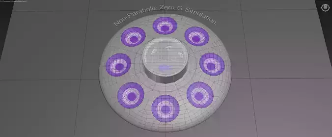 Non Parabolic Zero-G Simulator 3D model