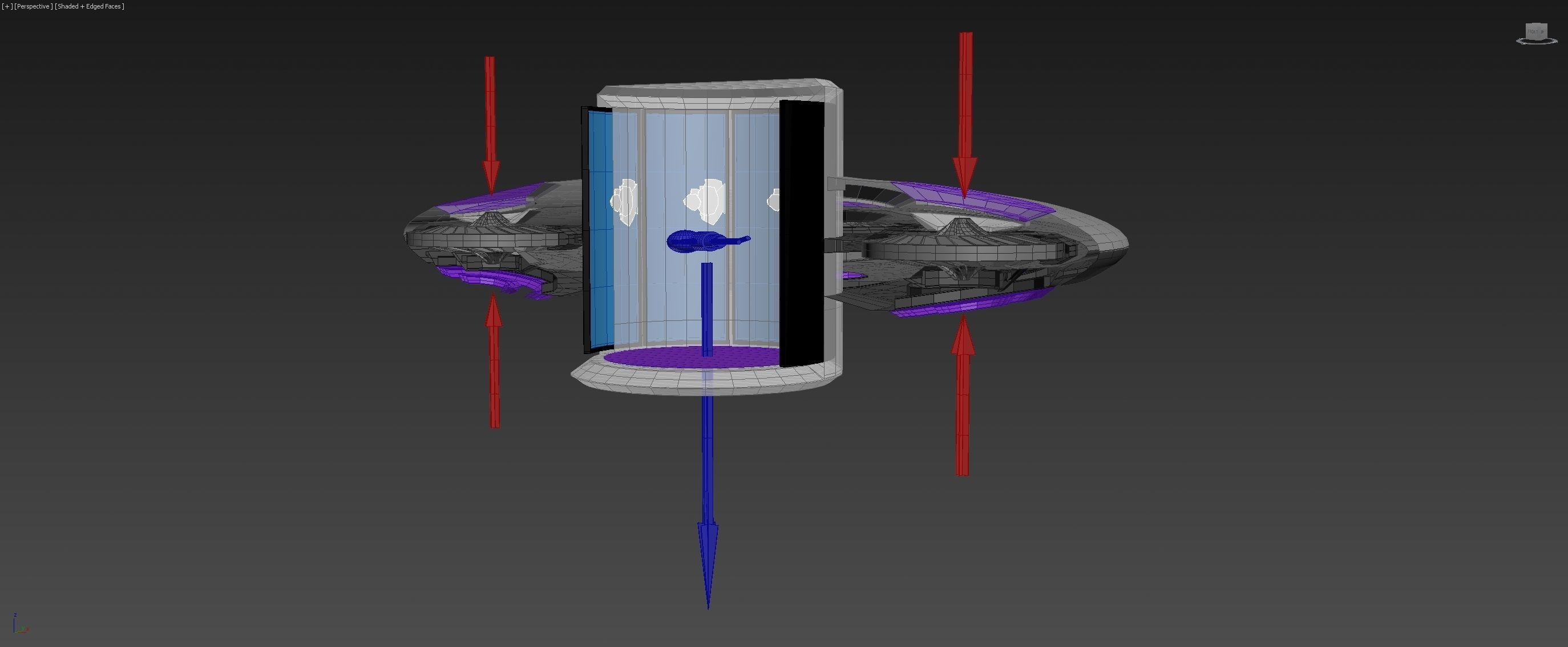 Non Parabolic Zero-G Simulator 3D model_8