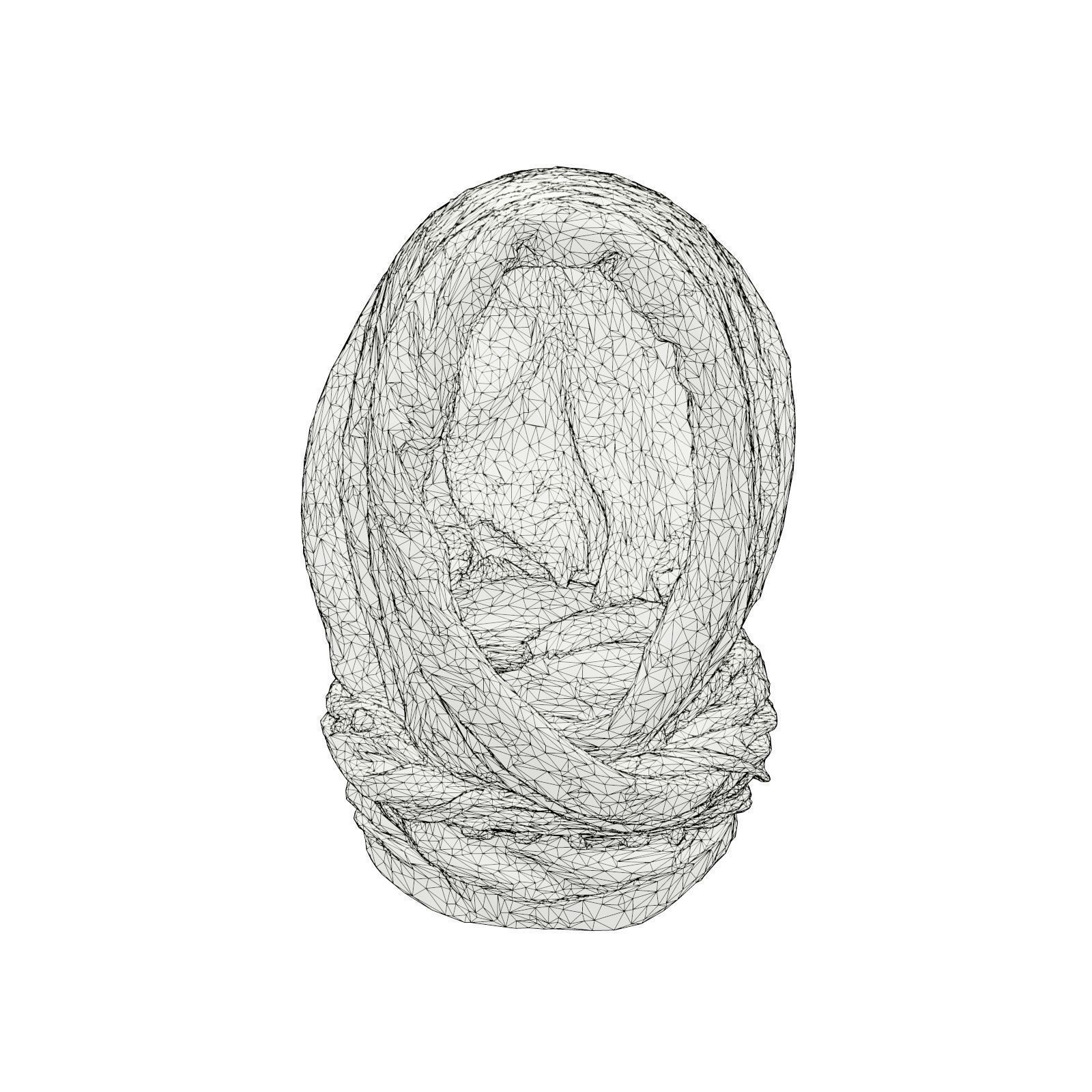 HeadScarf Nice And Warm 3D model_6