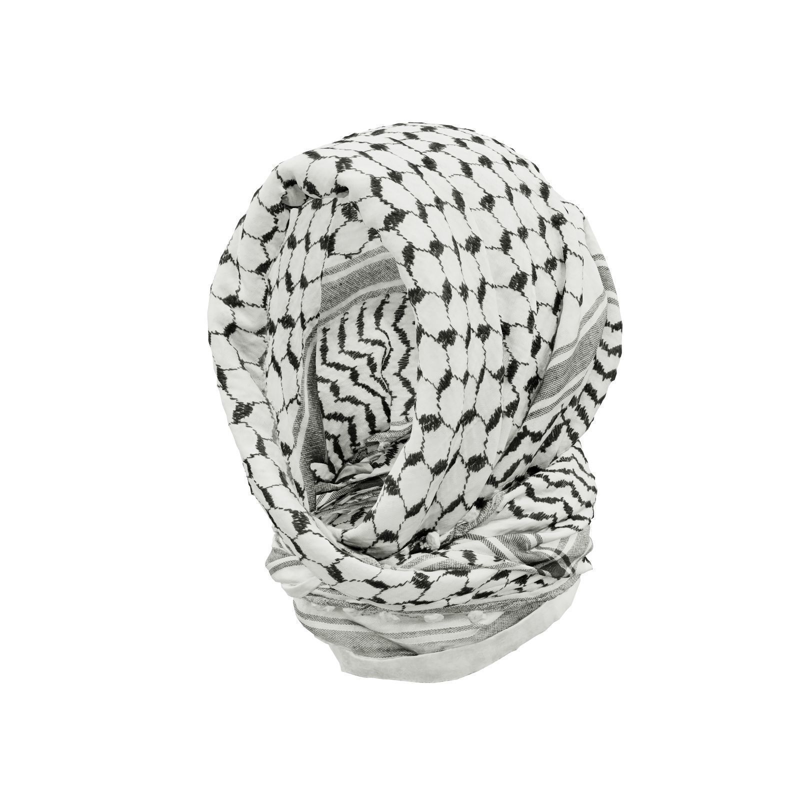 HeadScarf Nice And Warm 3D model_2