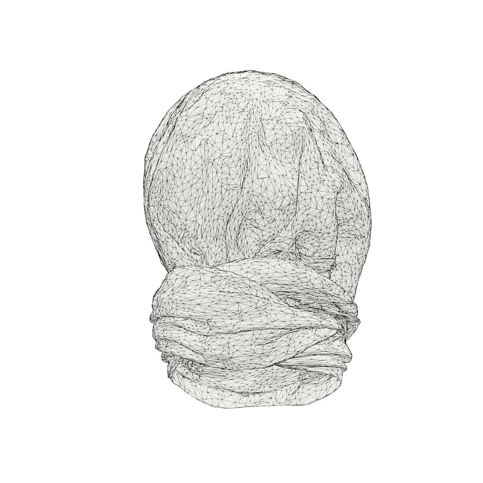 HeadScarf Nice And Warm 3D model_7