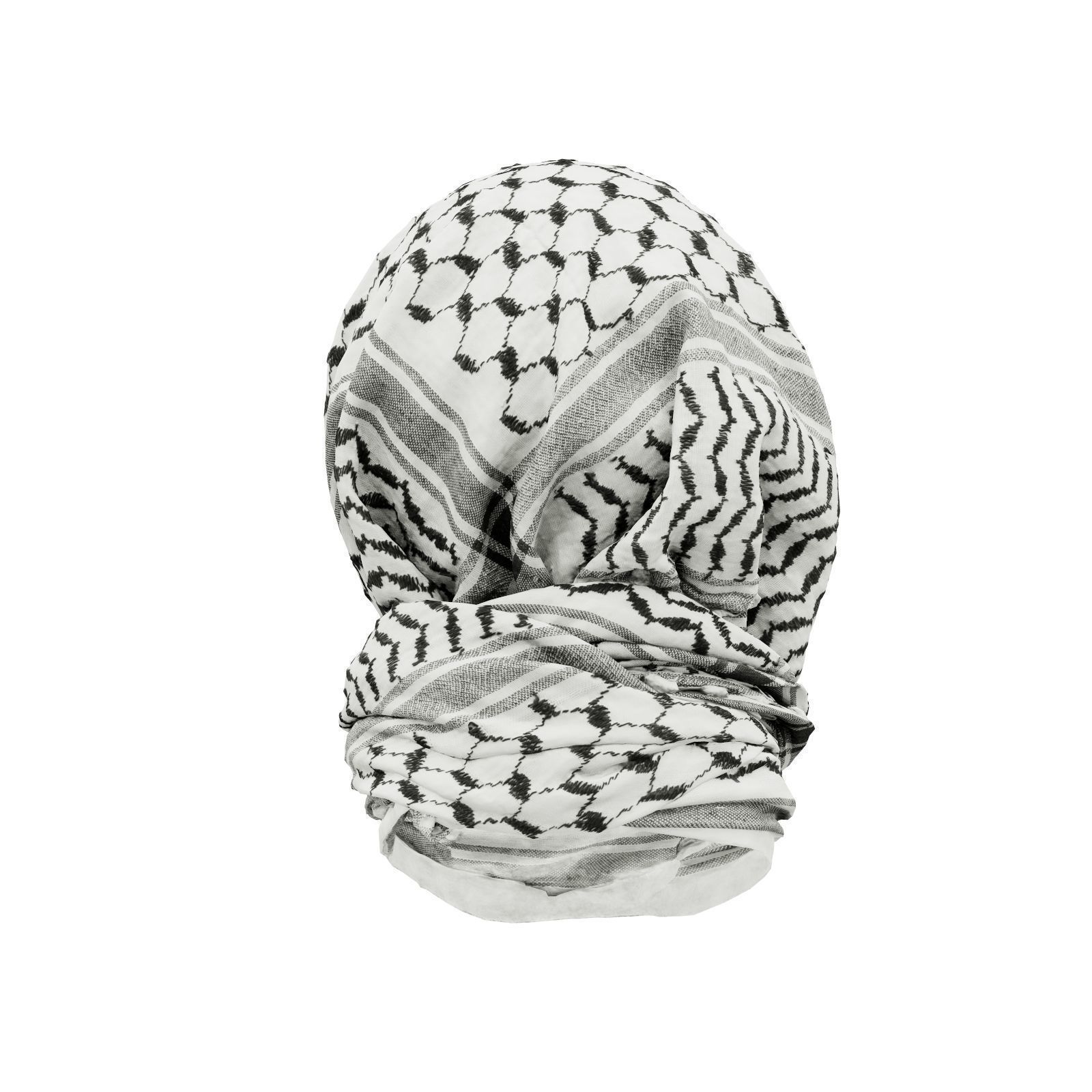 HeadScarf Nice And Warm 3D model_1
