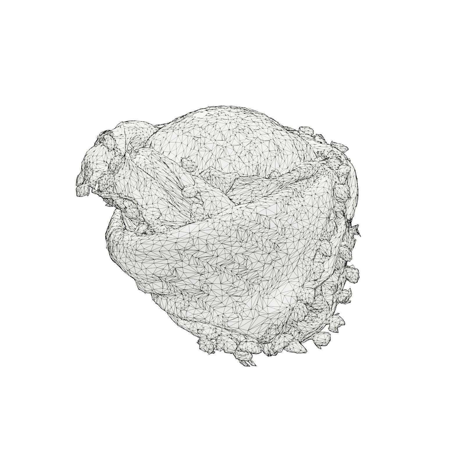 HeadScarf Double 3D model_7