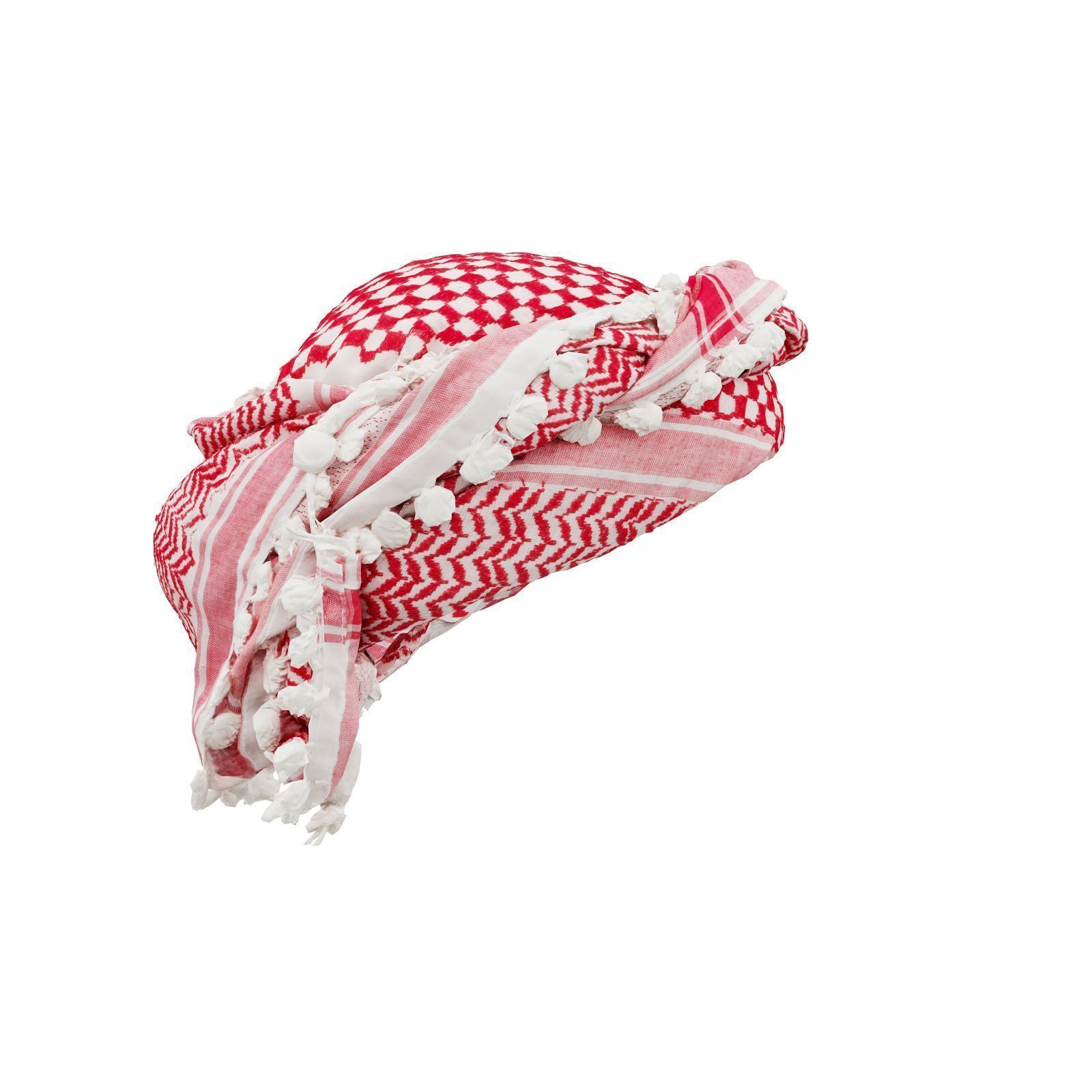 HeadScarf Double 3D model_5