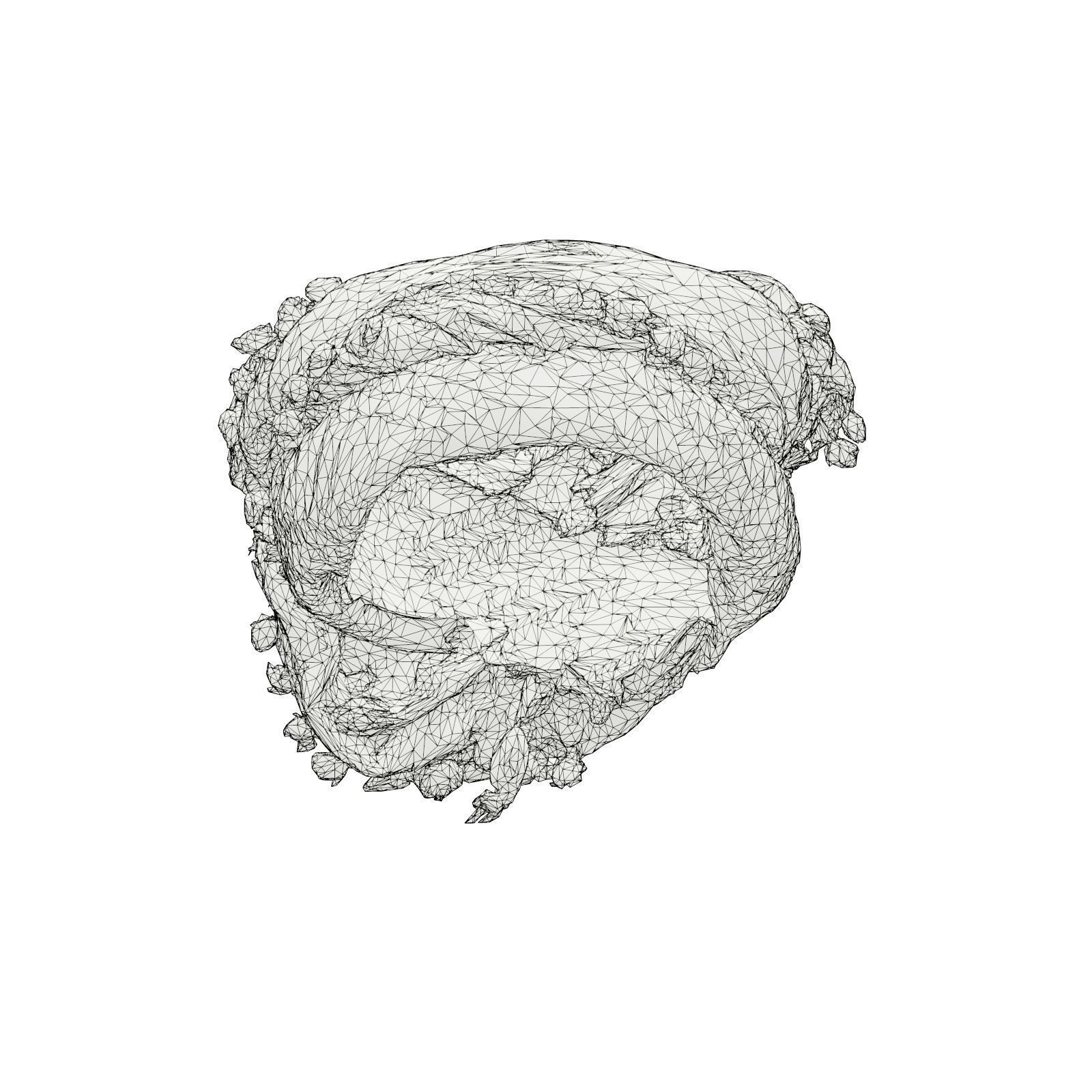 HeadScarf Double 3D model_6